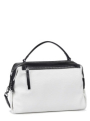 116-180-30 Сумка женская (белый/чёрный) (белый/чёрный/34*22*11/экокожа/Hogerland)