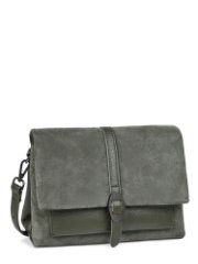 HL 15-341115 Сумка женская замша/экокожа (зеленый) (зеленый/25*17*11/натуральная замша/экокожа/Hogerland)